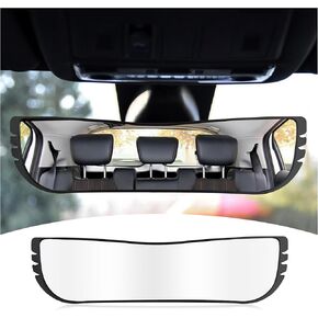 Car Angel View Mirror,Car Rear View Mirror with Large Size for Reducing Blind Spots Wide Rear View Mirror,Universal Car Accessories Interior Rearview Mirror for Most Vehicles