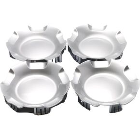 9595152 9596007 Polished Aluminum Wheel Center Hub Caps Compatible with Chevrolet Silverado, Avalanche, Suburban, Tahoe 2007 2008 2009 2010 2011 2012 2013 2014