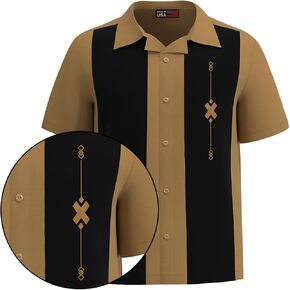 Lucky Paradise Mens Camp Shirt, Vintage Cuban Style Bowling Shirt Retro Tequila in Saudi Arabia