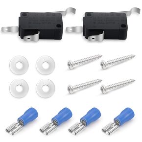 (2pcs) 80629 Neutral Reverse Safety Switch Suitable for B&M Automatic Shifter Compatible with Starshifter 80675, Includes Crimp Terminals, Washers, Screws