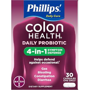 Phillips' Colon Health Capsules 30 Capsules (Pack of 3)