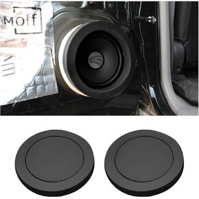 2 PCS 6.5" Foam Speaker Enhancer, Self Adhesive Car Door Speaker Fast Rings Foam Baffles, Automotive High Rebound Sponge Bass Blocker Pads for Enhancing Stereo Sound