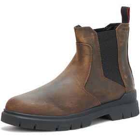 HUGO Men's Side Zip Lace Up Boot Fashion