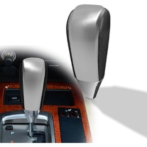 Gear Shift Knob Compatible with Toyota Land Cruiser 4Runner Sequoia Tundra Lexus LX470 LS400/430 RX330/350/400h Shifter Knob Handle Black Silver