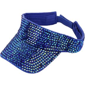 أحجار الراين الرياضية Sparkly Sust Sun Visor قابلة للتعديل القابلة للتعديل