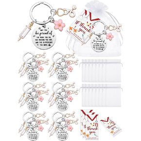36 Pcs Nurse Keychains Set Nurses Week Best Gifts Bulk 2025 for Nursing Student Employee Medical Assistant Appreciation Thank You Gifts