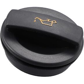 ACROPIX Engine Fuel Tank Cap Gas Oil Filler Plug Cover Replace 06C103485P 03C103485A for Volkswagen Golf 2010-2012 for Audi A4 A5 A6 Black Car Parts