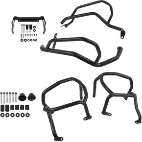 CHIFUN Lower Engine Guard Crash Bars Accessories Replacement for BMW R1300GS R 1300GS 2023 2024 2025 R1300 GS Adventure 2025 Motorcycle Frame Falling Protection Bars(Black)