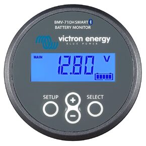 Victron Energy BMV-710H Smart Battery Monitor with Shunt - 60-385 VDC - Display and Bluetooth - Grey