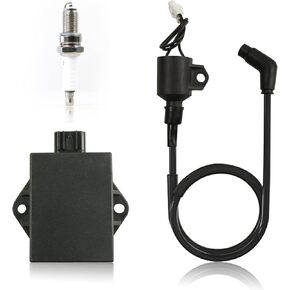 Ignition Coil CDI BOX Spark Plug For Polaris Hawkeye 300 2007-2008 2010-2011 Sportsman 300 2008-2010 3089978 3089860 3089910