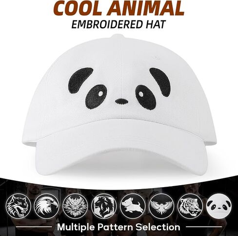 Fashion Animal Baseball Cap Unstructured Soft Cotton Adjustable Dad Hat for Men Women in Saudi Arabia