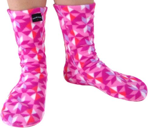Polar Feet Adults' Fleece Socks (XXL (M 14-15), Black) in Saudi Arabia