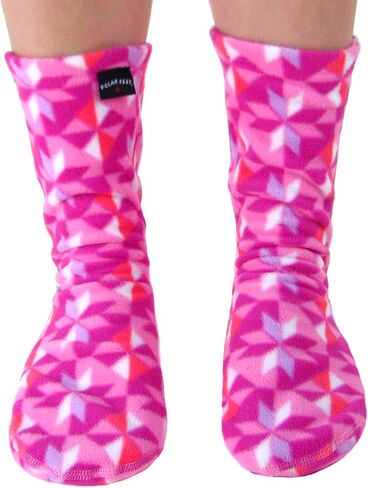 Polar Feet Adults' Fleece Socks (XXL (M 14-15), Black) in Saudi Arabia