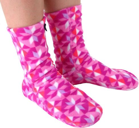 Polar Feet Adults' Fleece Socks (XXL (M 14-15), Black) in Saudi Arabia