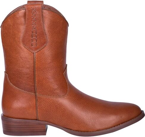 Dingo Mens Lefty Round Toe Boots Mid Calf - Red in Saudi Arabia