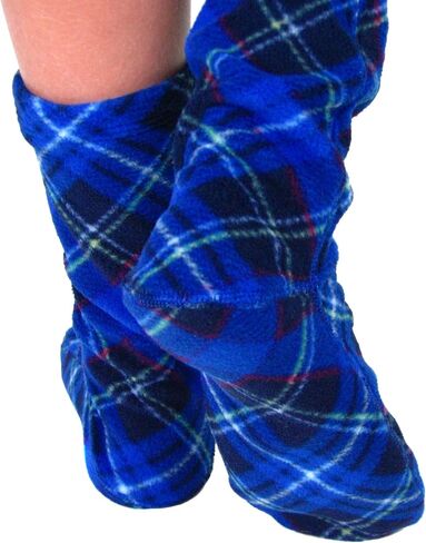 Polar Feet Adults' Fleece Socks (XXL (M 14-15), Black) in Kuwait