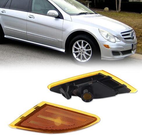 Amber Lens Arban Mornd Marker Assembly Light Light Light For 2006-2010 Mercedes Benz R-Class W251 R320 R500 R63 AMG in Kuwait
