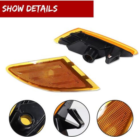 Amber Lens Arban Mornd Marker Assembly Light Light Light For 2006-2010 Mercedes Benz R-Class W251 R320 R500 R63 AMG in Kuwait