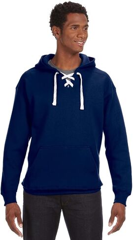 J. America Adult Sport Lace Hooded Sweatshirt in Saudi Arabia