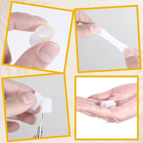 10 PCS SILICONE ENE FORMORTORS FINCY ENE SELEVERS حماة هلام ناعمة واقي من الهلام الصغيرة من أجل أصابع القدم الصغيرة والأصابع ، والبثور ، والكسيح ، وتقليل الاحتكاك ، وتخفيف الألم in Saudi Arabia
