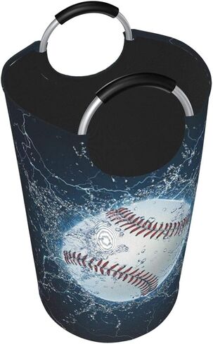 Dujiea 82l X-Large Laundry Basket Tall, Rose Unicorn Collapsible Laundry Hampers with Aluminium Handles Big Clothes Basket Kids Laundry Bin Round Storage Basket for Dorm Room in Kuwait