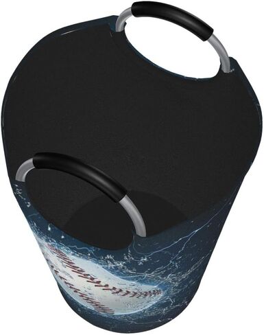 Dujiea 82l X-Large Laundry Basket Tall, Rose Unicorn Collapsible Laundry Hampers with Aluminium Handles Big Clothes Basket Kids Laundry Bin Round Storage Basket for Dorm Room in Kuwait