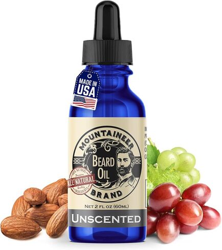 Mountaineer Brand Beard Oil | Natural Beard Oil For Men | Conditions Softens Hydrates Hair | Soothes Dry Itchy Skin | Beard Oil Growth for Men | Grooming Beard Maintenance Treatment | WV Pine Tar 2oz in Saudi Arabia