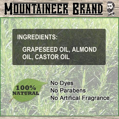 Mountaineer Brand Beard Oil | Natural Beard Oil For Men | Conditions Softens Hydrates Hair | Soothes Dry Itchy Skin | Beard Oil Growth for Men | Grooming Beard Maintenance Treatment | WV Pine Tar 2oz in Saudi Arabia