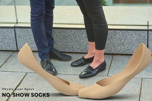 Women and Men No Show Socks - Non-Slip Invisible Low Cut Socks (3 Pairs Blk-Pnk) in Saudi Arabia