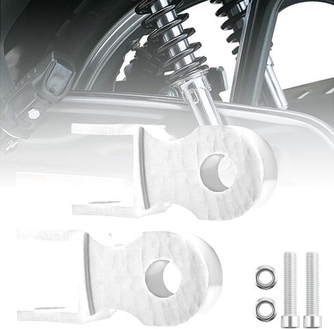 Windance M10 10mm Motorcycle Rear Shock Riser Absorber,1.5 inches (5cm) Height Extension Shock Absorber With Screws (Red) in Saudi Arabia