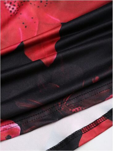 طباعة الأزهار النسائية Maxi Skirt كشكش تنحنح Ruched Fishlaint Bodycon Jaints Long Traint in Saudi Arabia