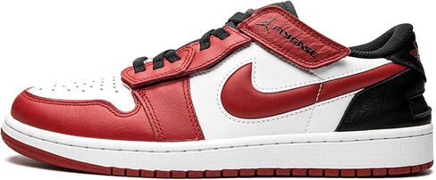 حذاء Jordan Mens Jordan 1 Low FlyEase DM1206 163 - مقاس 10 أبيض/أسود/أحمر رياضي in Saudi Arabia