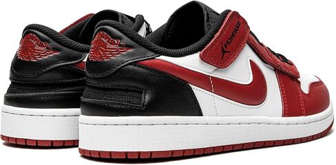 حذاء Jordan Mens Jordan 1 Low FlyEase DM1206 163 - مقاس 10 أبيض/أسود/أحمر رياضي in Saudi Arabia