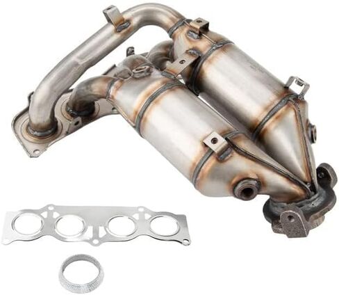 KAC Catalytic Converter Industrial Grade Stainless Steel w/Exhaust Manifold & Gasket Kit Replacement for 2001 2002 2003 R|A|V|4 2.0L Manifold Exhaust System OEM.No # 16385,17118-28020,1711828020,17139 in Saudi Arabia