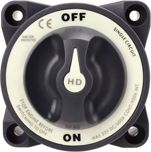 Interruptor 600a مفتاح بطارية البحر الأزرق ، محدد البطارية تبديل البطارية طاقة البطارية Itor S Marine Master Battery Switch 600a 32V دائرة واحدة في مفتاح Kill Kill Off Power للقارب البحري RV in Saudi Arabia
