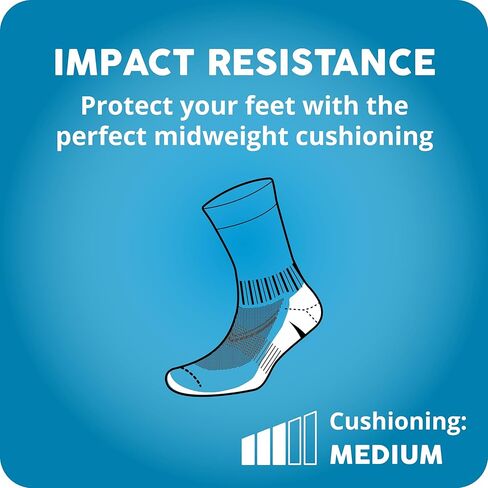 Balega Enduro Arch Support Performance Crew Athletic Running Socks for Men and Women (1 Pair), Black, Medium in Kuwait