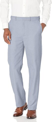 Savane Men's Flat Front Textured Linen Pants in Saudi Arabia