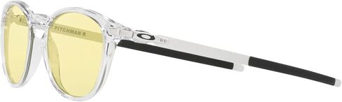 Oakley Men's OO9439 Pitchman R Round Sunglasses, Satin Black/Prizm Grey Gradient, 50 mm in Kuwait