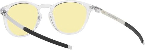 Oakley Men's OO9439 Pitchman R Round Sunglasses, Satin Black/Prizm Grey Gradient, 50 mm in Kuwait