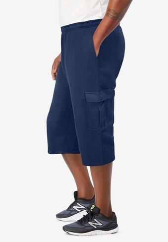 KingSize Men's Big & Tall Fleece Judo Shorts in Saudi Arabia
