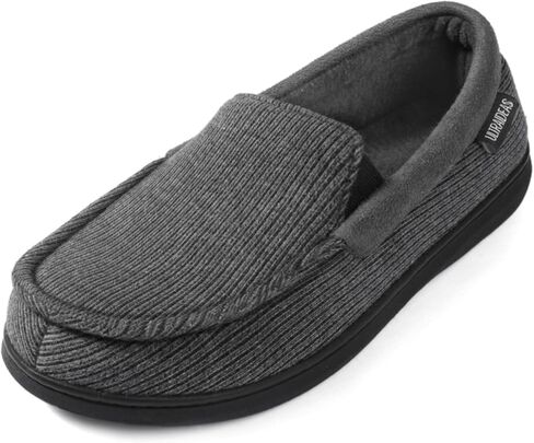 ULTRAIDEAS Men's Carver Slippers Moc Loafer House Shoes Memory Foam in Kuwait
