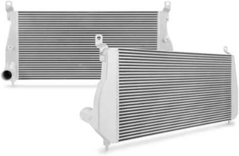 Mishimoto Mmint-Dmax-01SL Performance Intercooler متوافق مع شيفروليه 6.6L Duramax 2001-2005 Silver in Kuwait