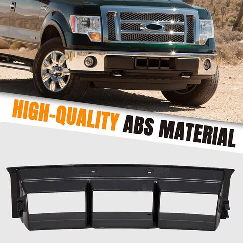 مجموعة غلاف مركزية من Haka Front More Pumper Ford F150 2009-2014 ، مصبغة مصد أمامي بلاستيكي سوداء وغطاء من وسادات نهاية الصدمات الأمامية. (3pcs) in Saudi Arabia