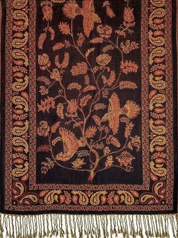 Achillea Reversible Festival Pashmina Rave Scarf, Shawls and Wraps for Evening Dress, Indian Scarves for Women in Kuwait