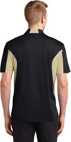 SPORT-TEK Men's Side Blocked Micropique Sport Wick Polo in Saudi Arabia