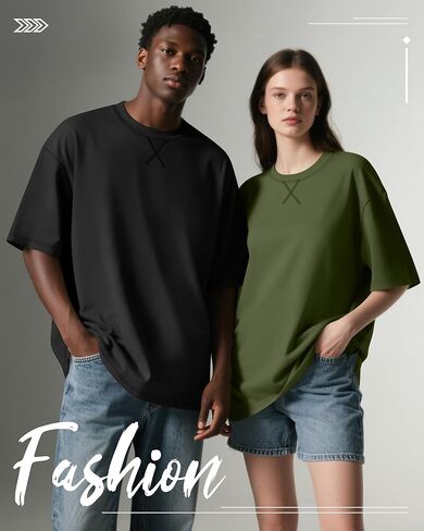 Neer 3 Pack Men's Oversized Cotton T Shirts Lightweight Crew Neck Tees Short Sleeve Loose Fit Tops Soft Casual Basic Blouse in Kuwait