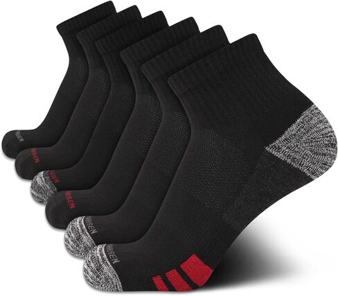 Van Heusen Men's Athletic Quarter Cut Socks (6 Pack) in Kuwait