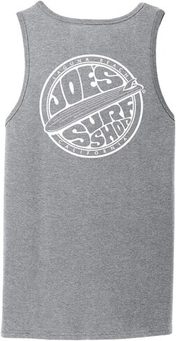 Joe's Surf Shop Mens Graphic Logo Collection Heavyweight Cotton Tank Tops-S-4XL in Saudi Arabia