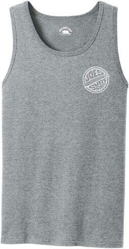 Joe's Surf Shop Mens Graphic Logo Collection Heavyweight Cotton Tank Tops-S-4XL in Saudi Arabia