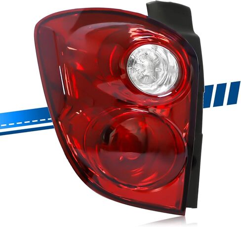 Tail Light Assembly Compatible with Chevy Equinox 2016 2017 Taillights Halogen Type, Factory-OE-Style Brake Rear Lamp Replacement for GM2800279 23399181, Left Driver Side in Kuwait